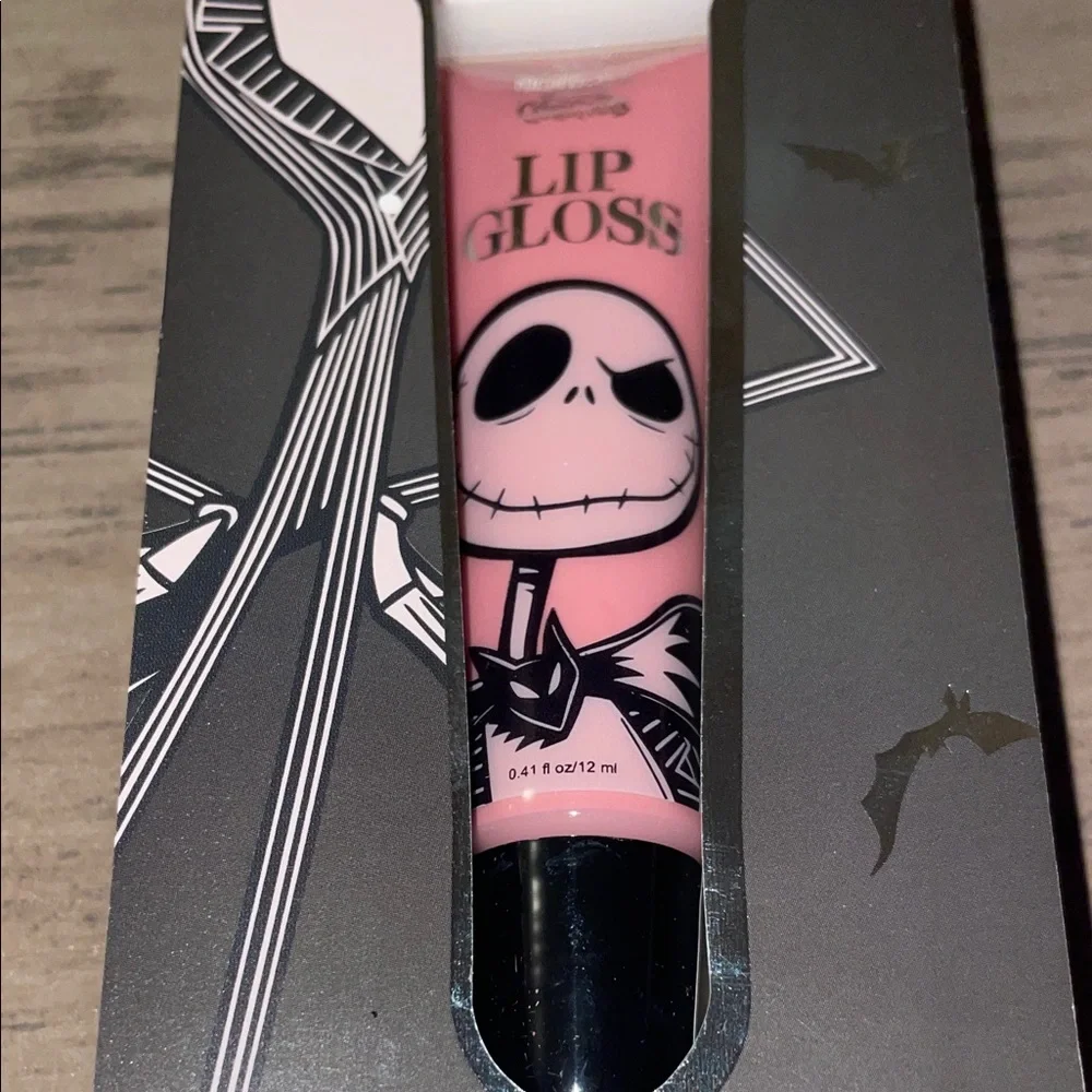 Disney Nightmare Before Christmas Jack Skellington Pink Lip Gloss – NWT